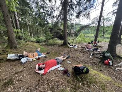 Víkendové Brdy s PCT bandou - den druhý · Jentakchození – fotka 19