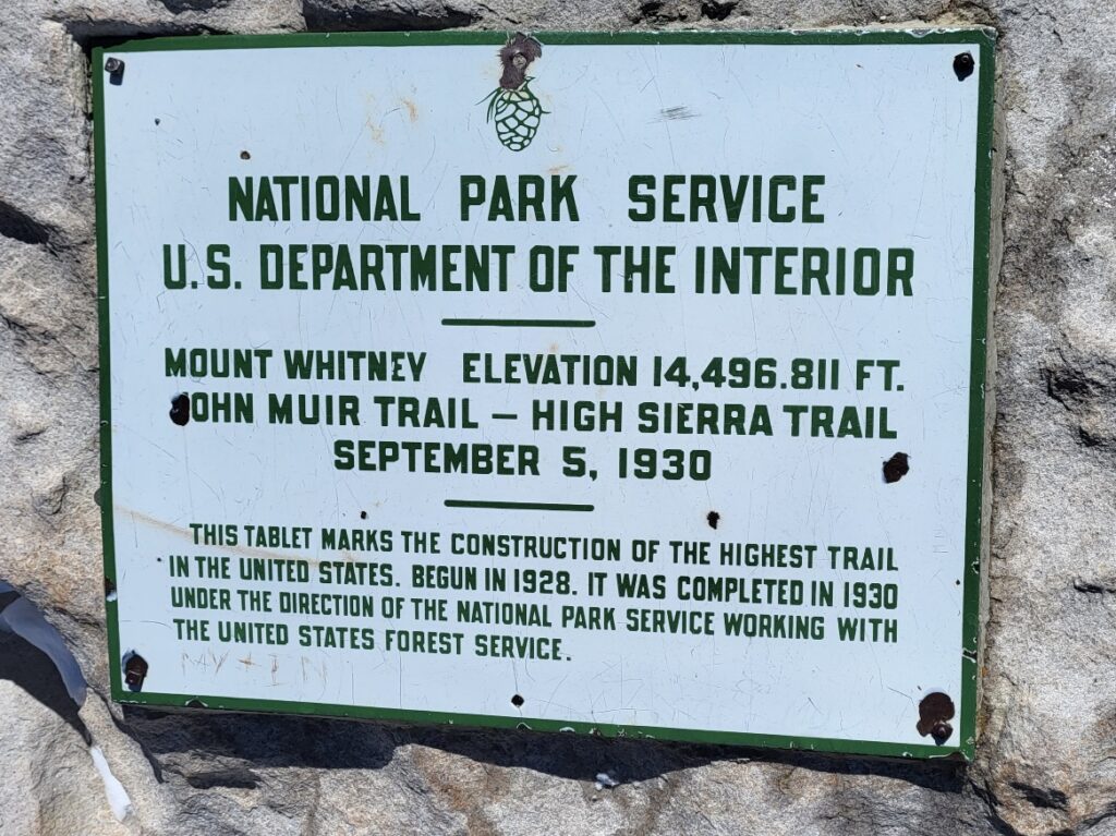 PCT day 54 - mt. Whitney · PCT class 2022 – fotka 6